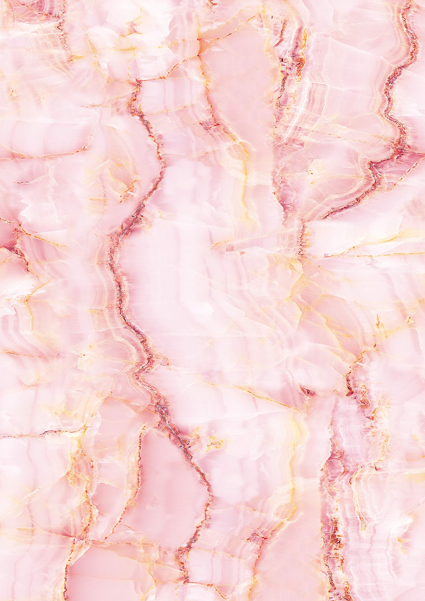 X A4 Printed Sheet Of Pink Marble Design Edible Decor Icing