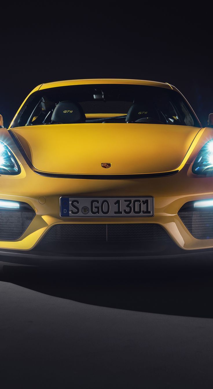 Awesome Wallpaper Porsche Cayman Gt4 Glow Headlights