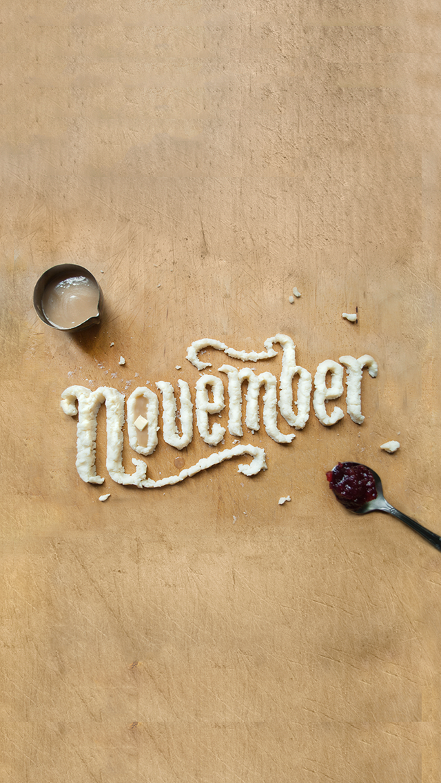 November Food Type Desktop Phone Wallpaper Marmalade Bleue