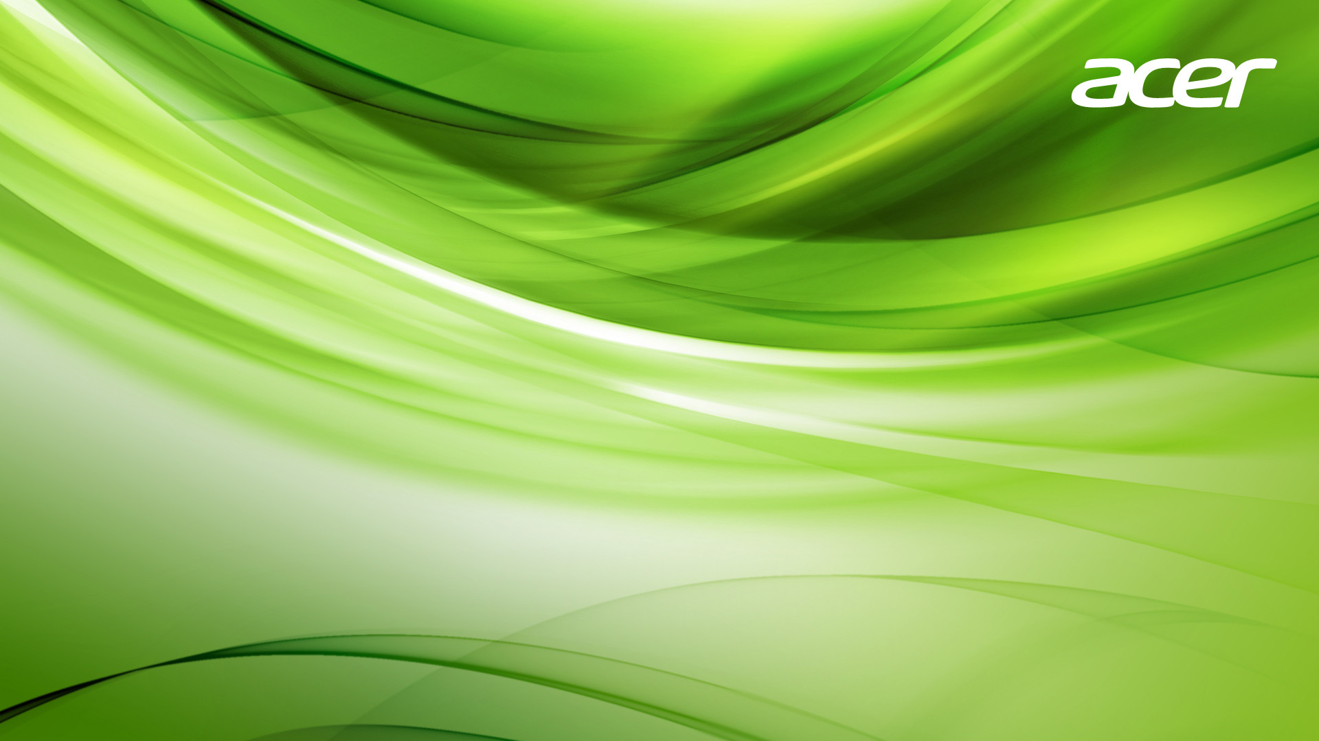 Acer Desktop Green Wallpaper