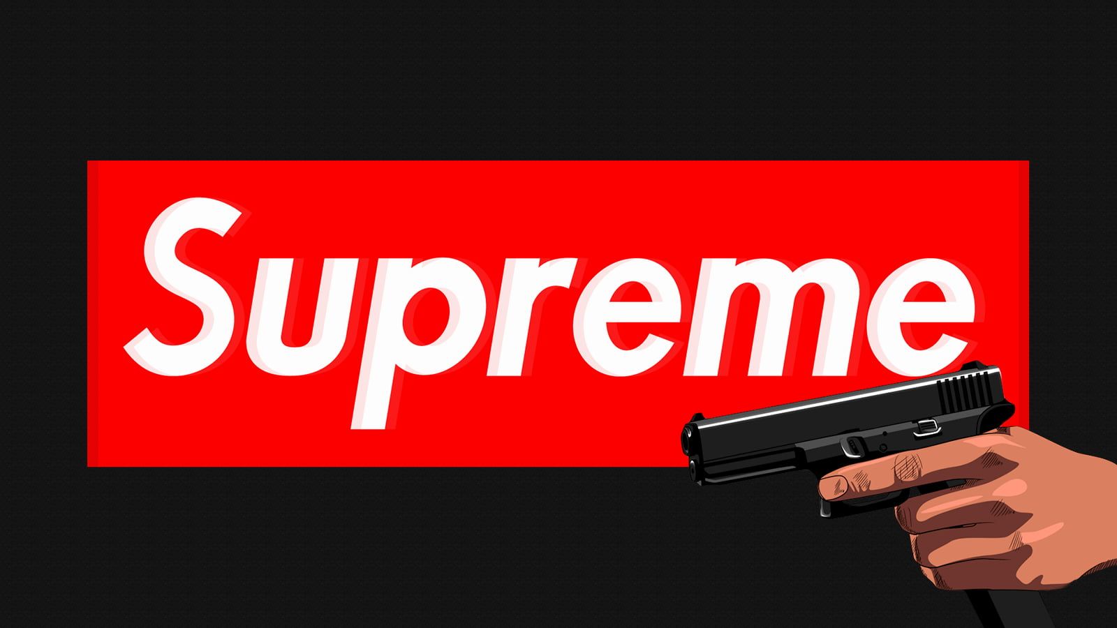 Anime Characters Wearing Supreme Wallpaper On