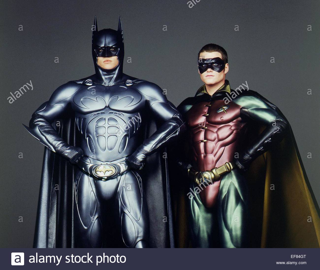 Val Kilmer Chris O Donnell Batman Forever Stock Photo