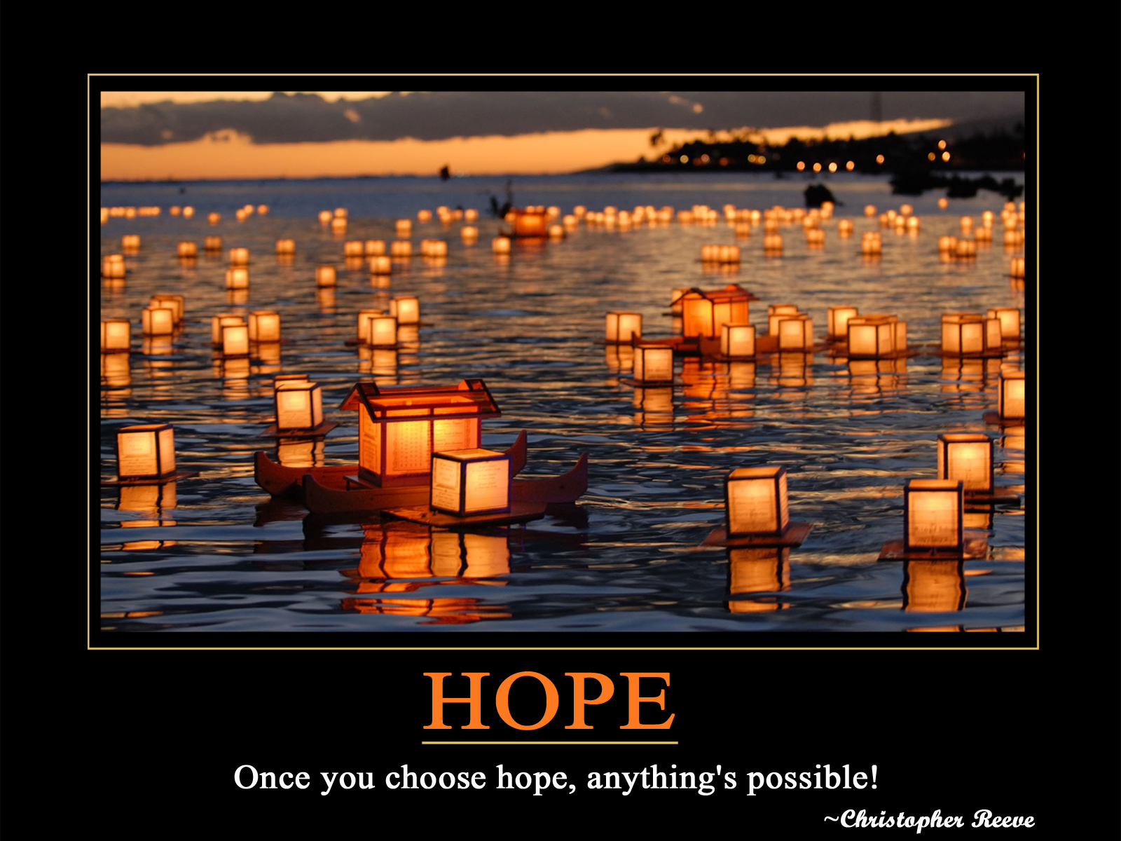 Hope Once You Choose Anything S Possible Christopher