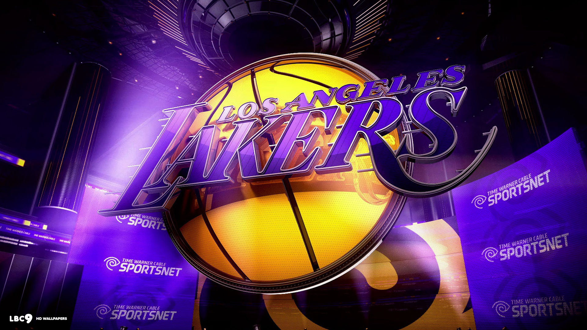 Pics Photos Los Angeles Lakers 3d Logo Wallpaper