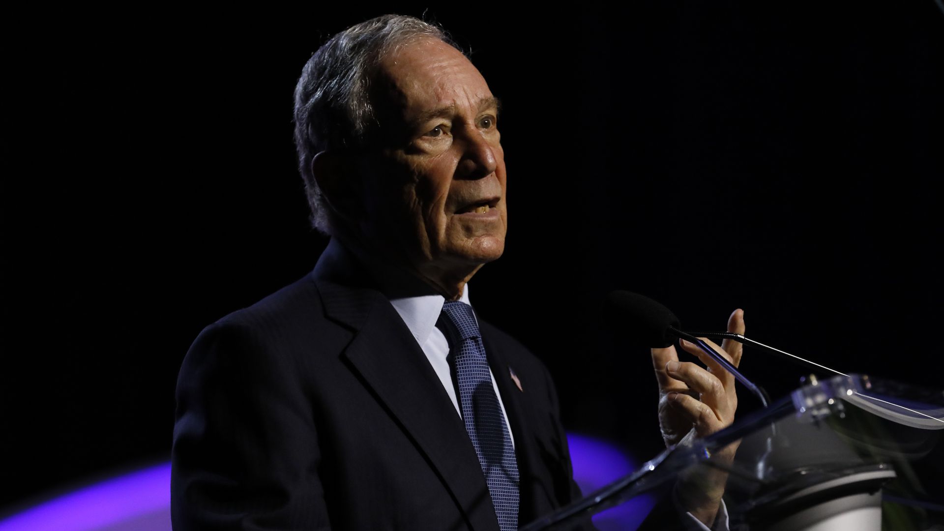 Poll Of Democratic Primary Voters Would Support Bloomberg Axios