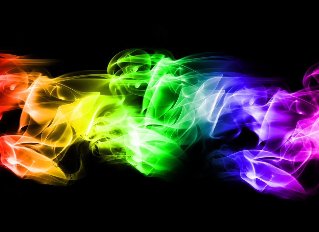 Neon Smoke Background By Crazycapricorn