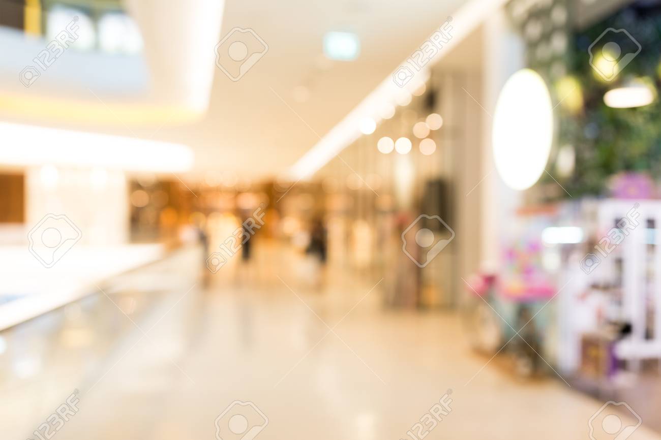Blurred Shopping Mall Background Stock Photo Picture And Royalty