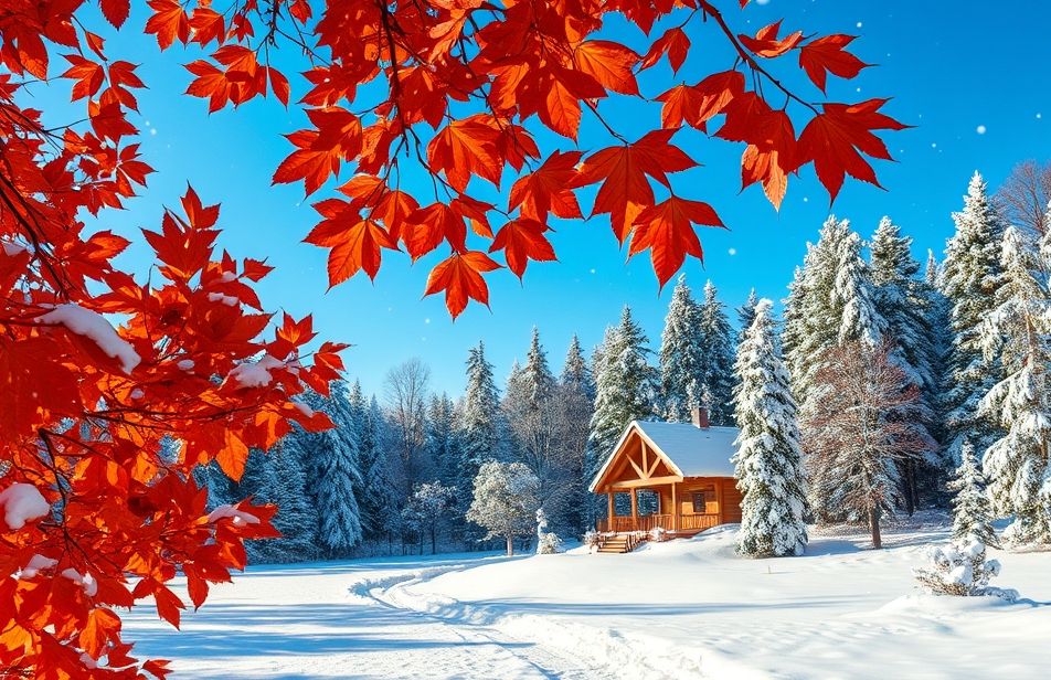 Fall Winter Background Wallpaper