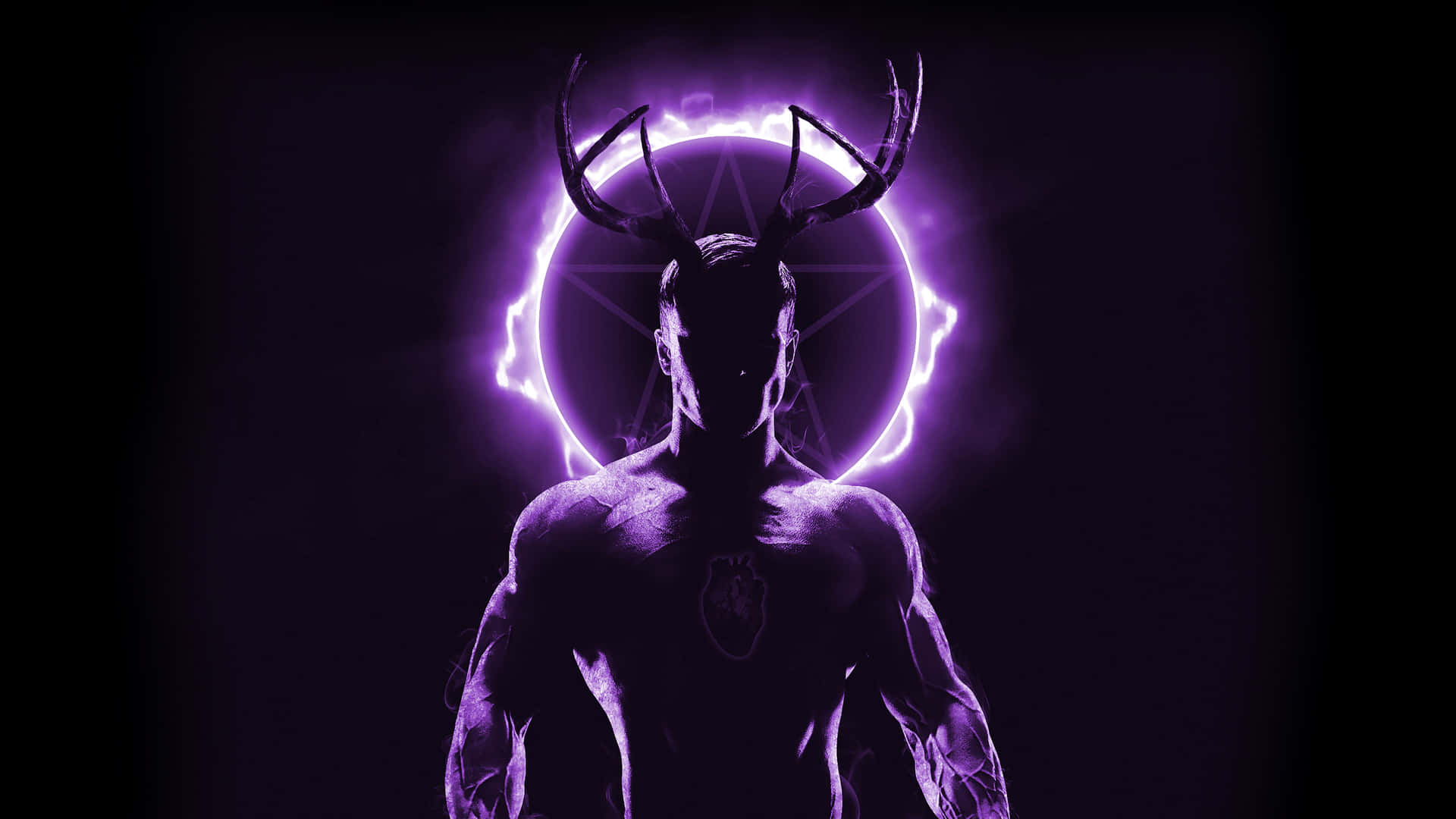 Dark Purple Aesthetic Picture Wallpaper