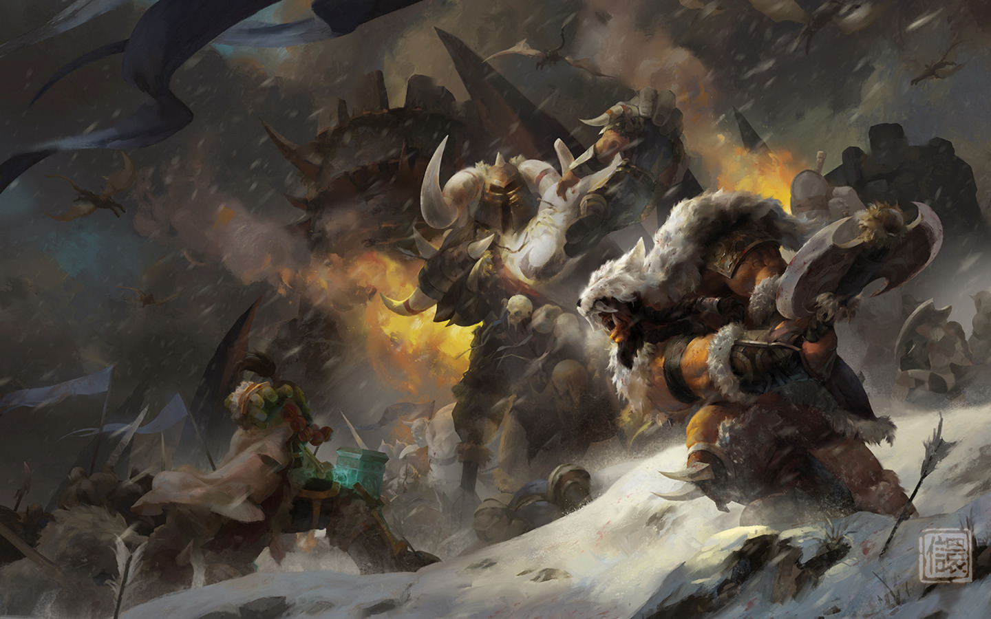 Wallpaper Wow Orc Warcraft World Of Thrall