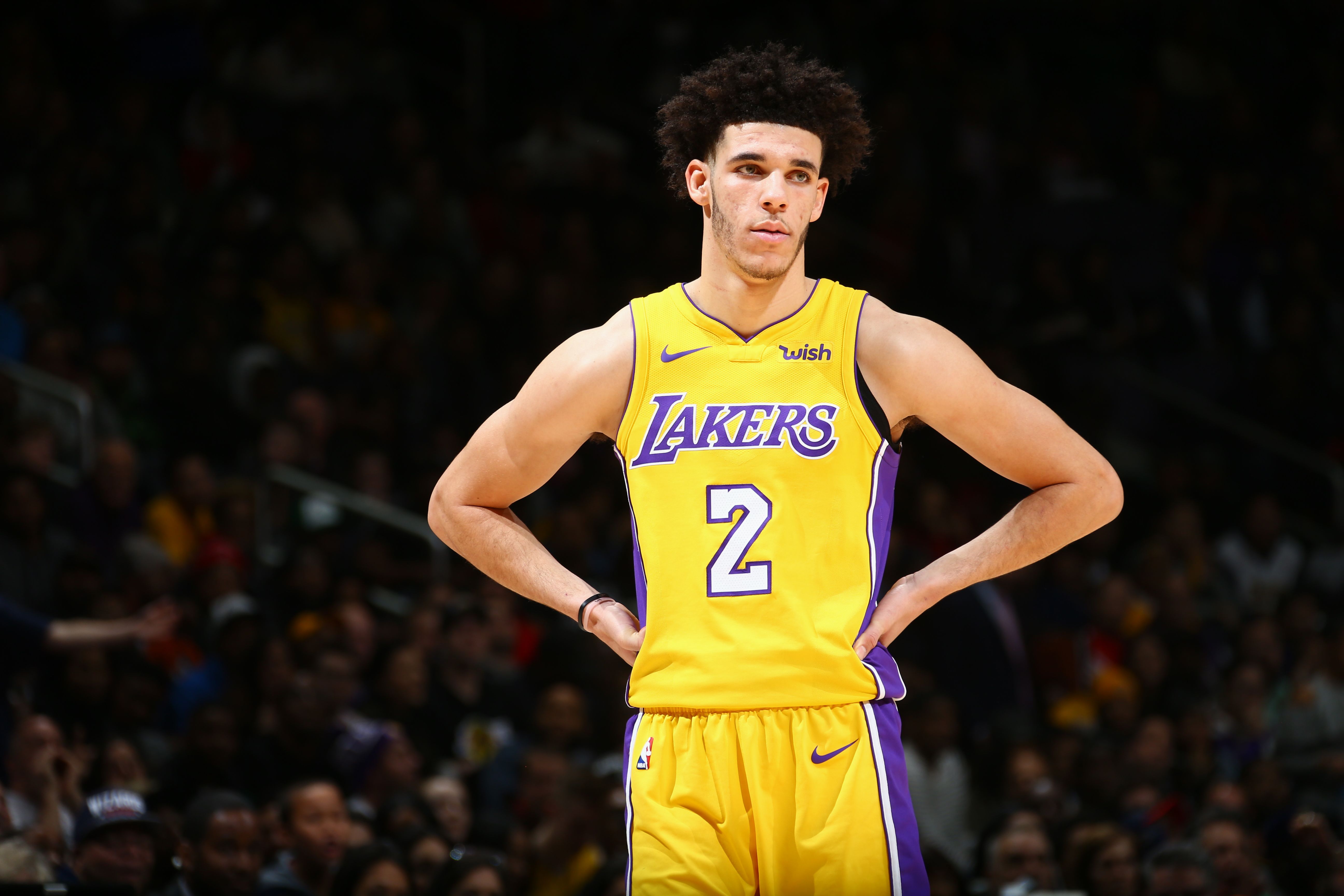 Los Angeles Lakers The Curious Case Of Lonzo Ball Being Aggressive
