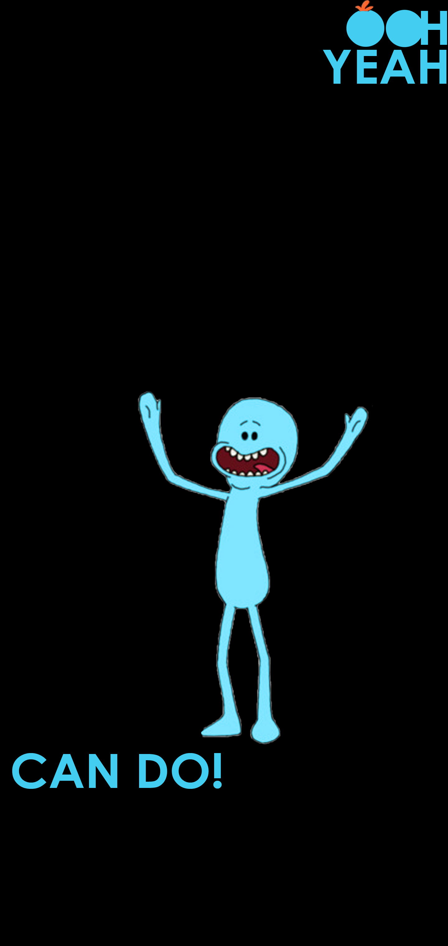 Mr Meeseeks Samsung S10 S10e Background Hole Punch Rick And Morty