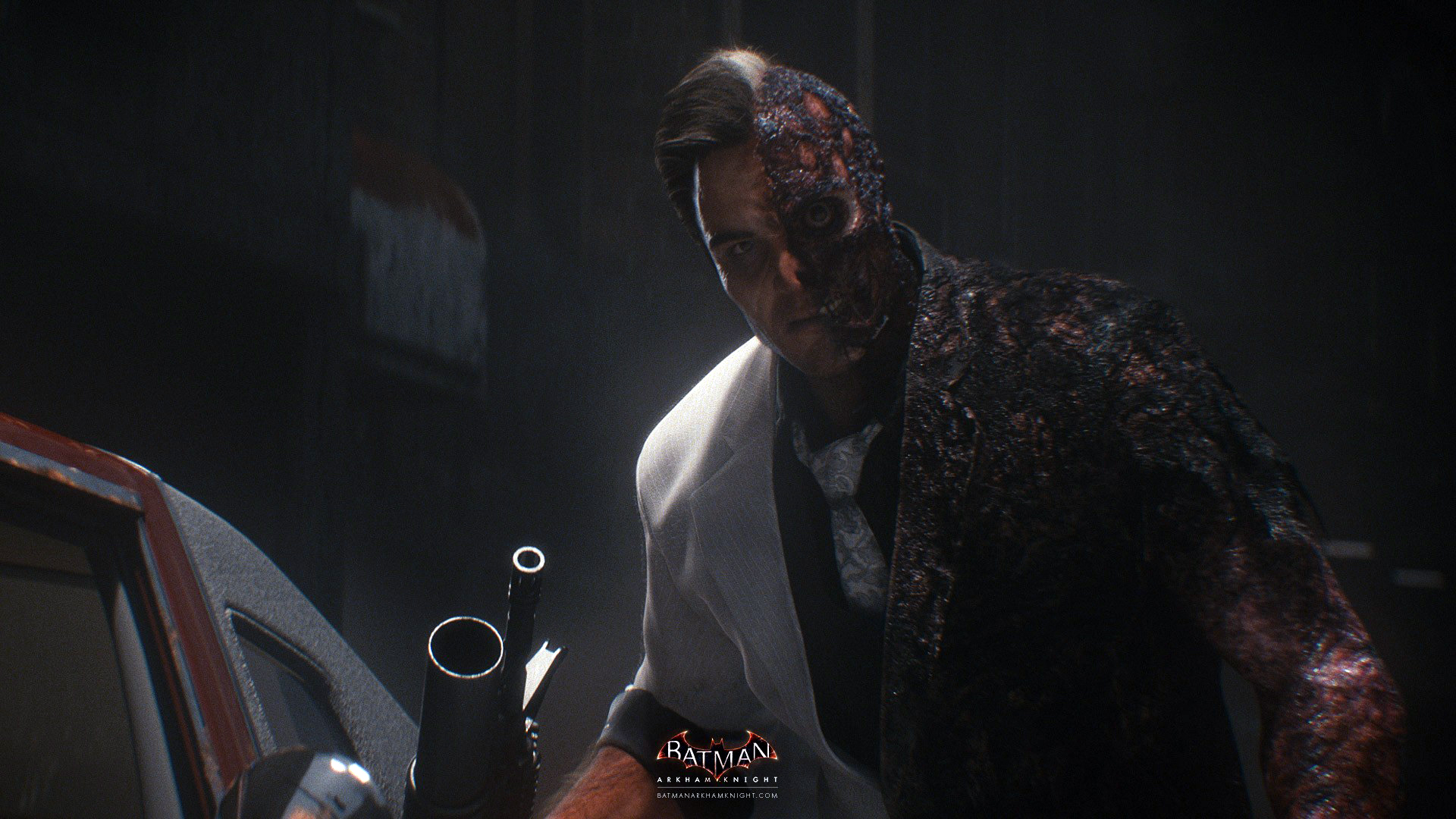 Two Face Arkham Knight Game 2v HD Wallpaper