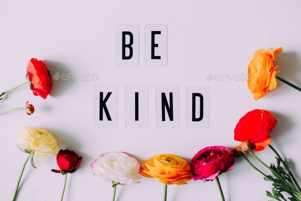 Be Kind Wallpaper Stock Photo By Elinaveresk