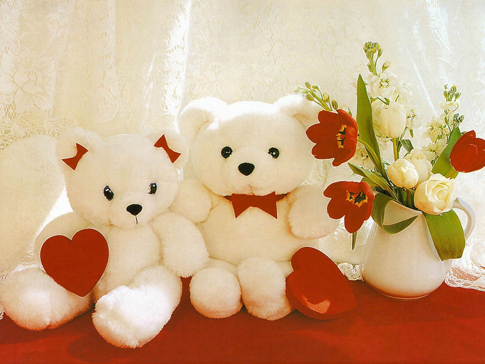 Full Size Cute Teddy Bears HD Wallpaper