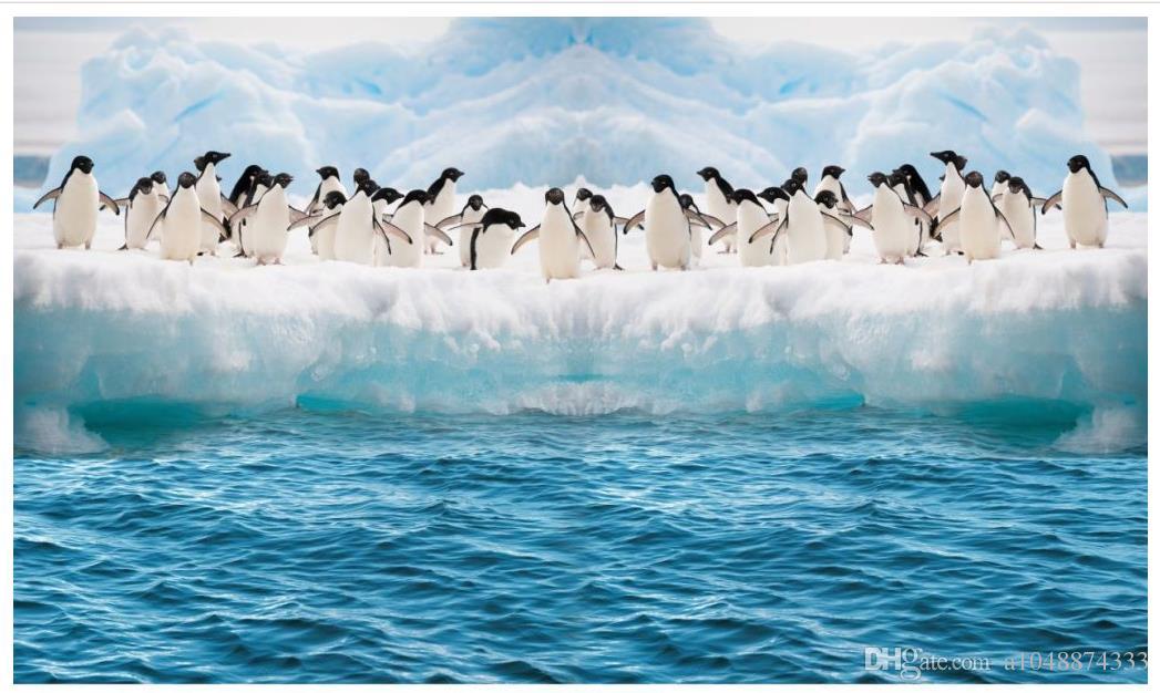 High End Custom 3d Photo Wallpaper Murals Wall Paper Antarctic