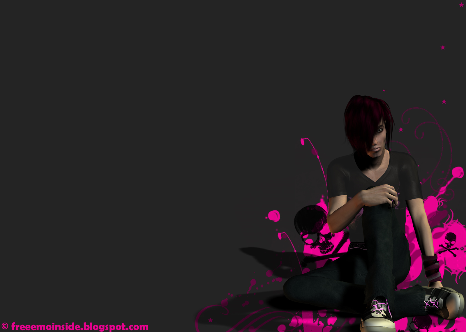 Girls Emo Wallpaper Of Boys And