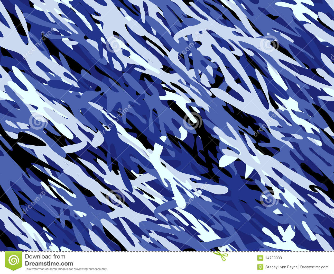 Blue Camo Wallpaper Border Blue angular seamless