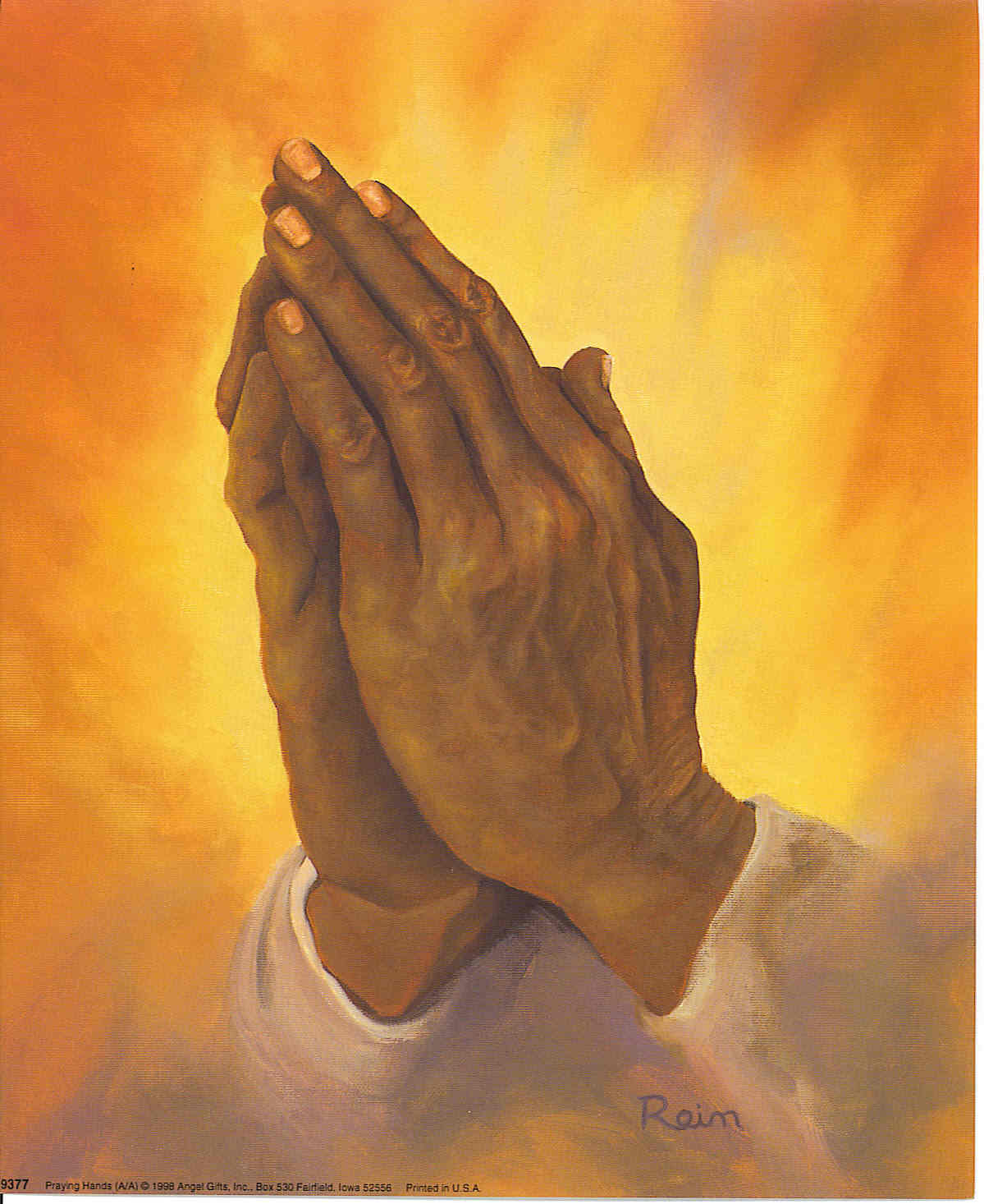 Praying Hands Background