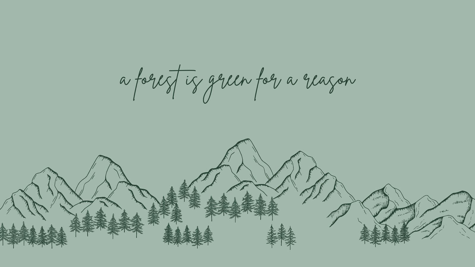 Sage Green Desktop Wallpaper
