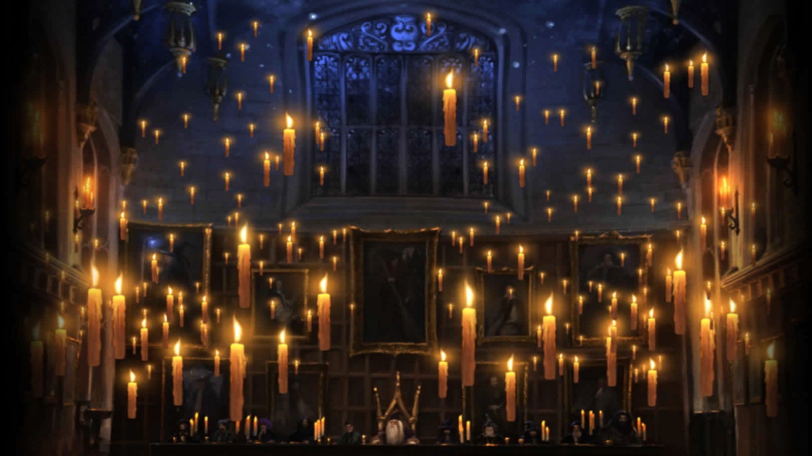 Pottermore Background Great Hall Floating Candles By Xxtayce On