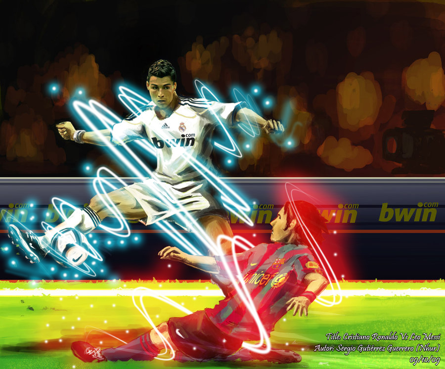 Cristiano Ronaldo Vs Leo Messi By Edgarjaquez