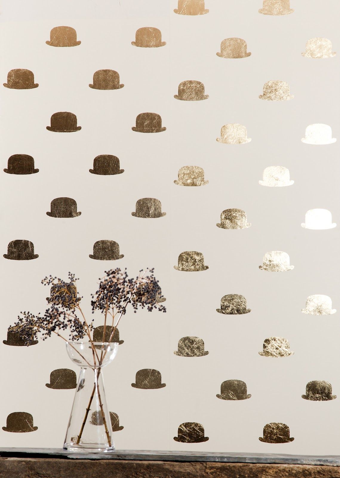 Bowler Hat Wallpaper In Handmade Luxury