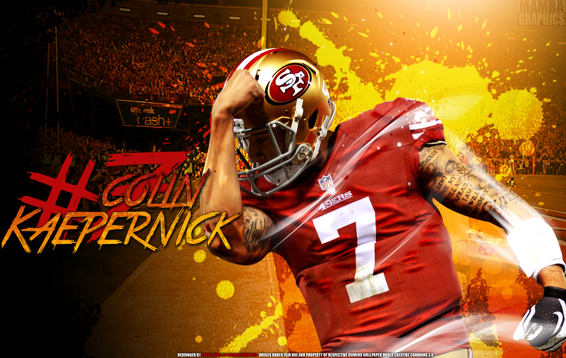 Colin Kaepernick 49ers Exclusive HD Wallpaper