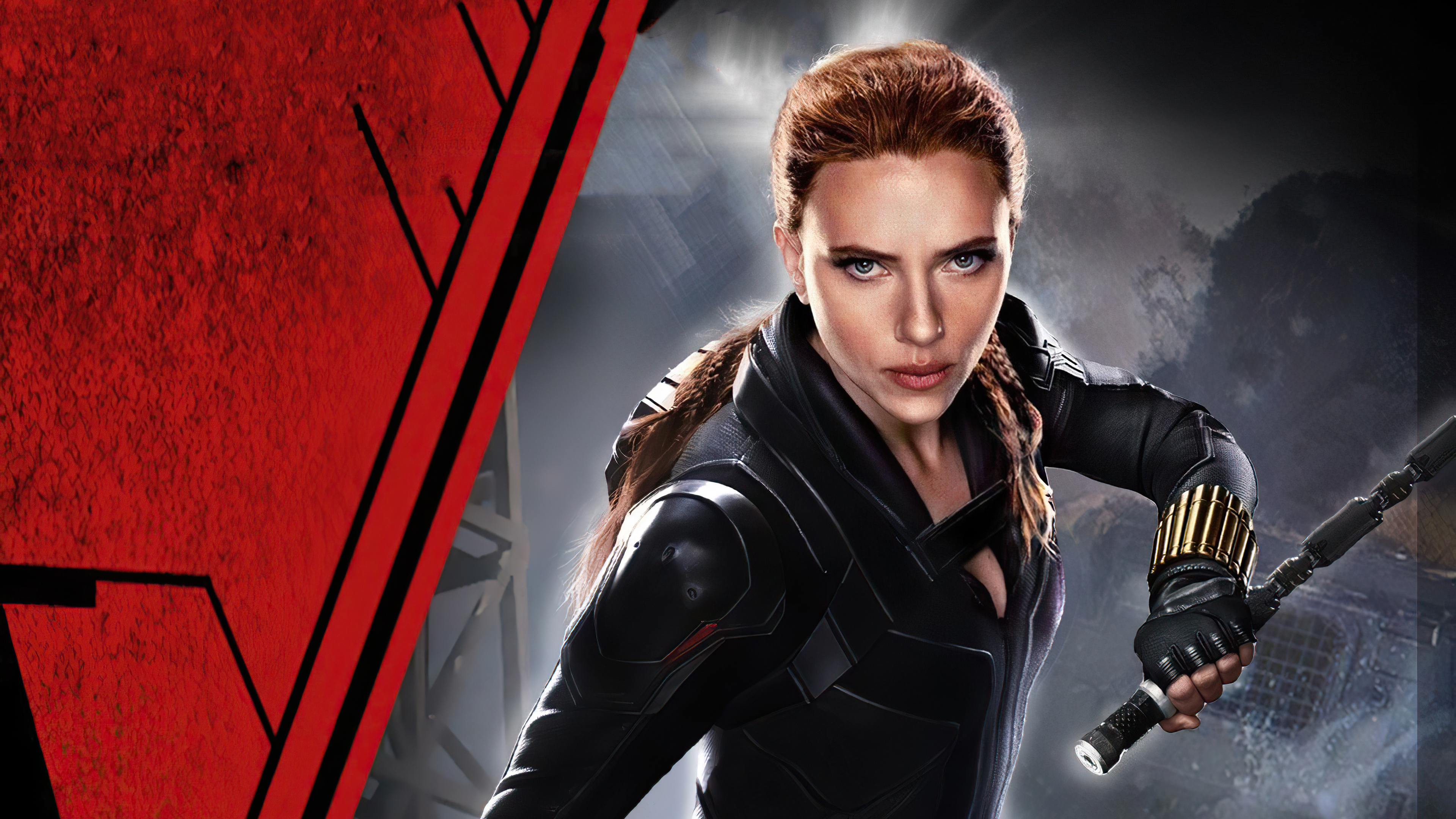 Natasha Romanoff Scarlett Johansson 4K 5K HD Black Widow Wallpapers  HD  Wallpapers  ID 81783