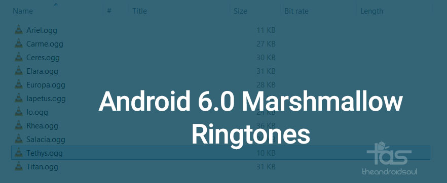 Android Marshmallow Ringtones Pack