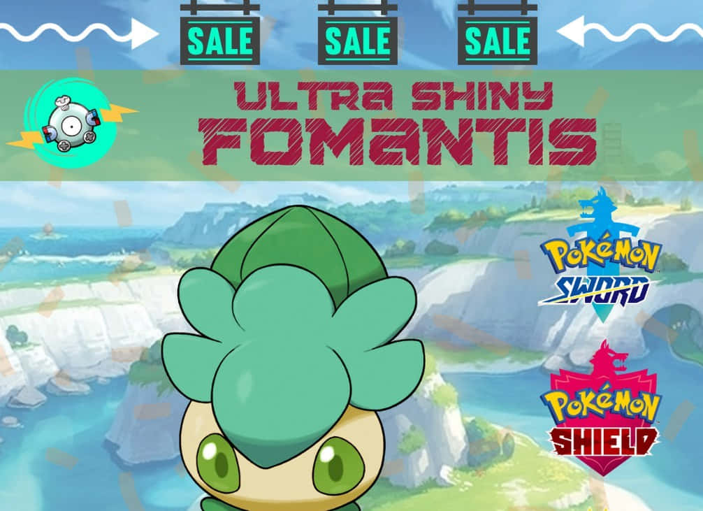 Pok Mon Ultra Shiny Fomantis Wallpaper