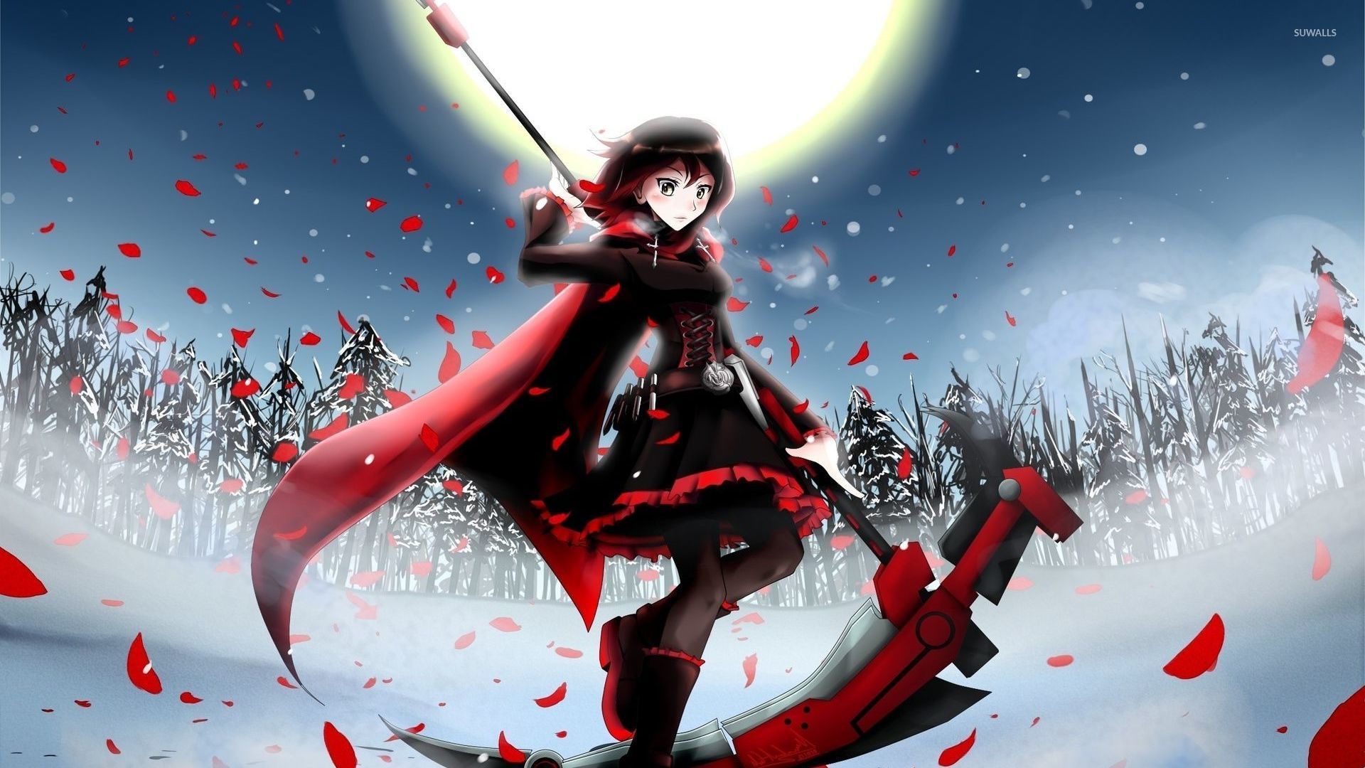 Ruby Rose Rwby Wallpaper Anime
