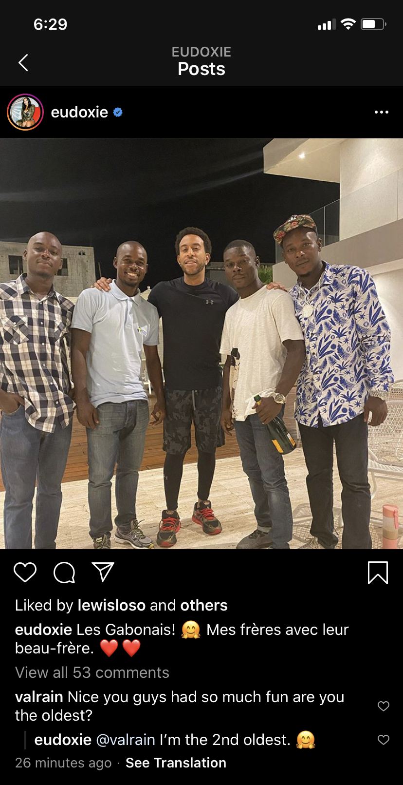 Ludacris With Eudoxie S Four Brothers Lipstick Alley