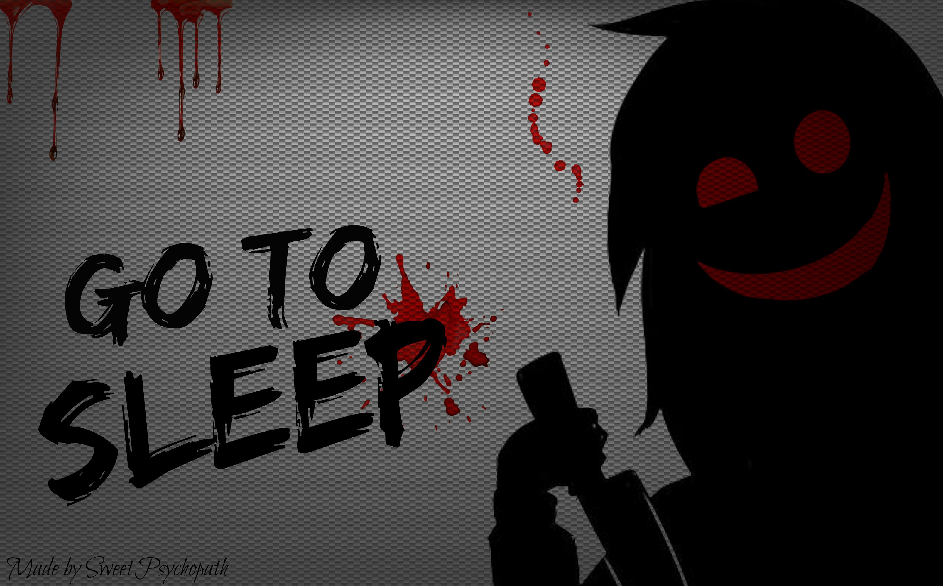 Jeff The Killer Go To Sleep Wallpaper By Sweetpsychopath On