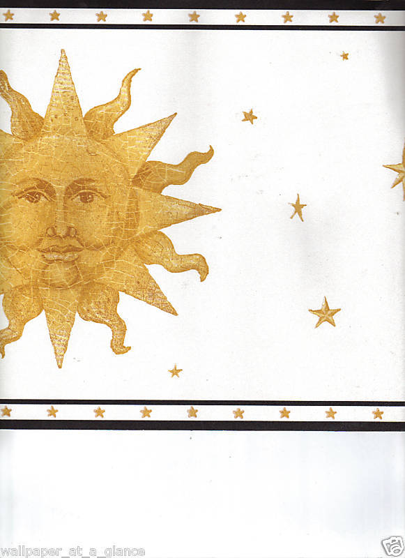Sun Moon And Stars Wallpaper Border