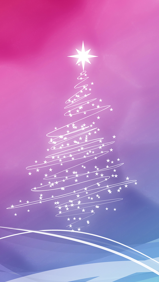 Christmas Lights Tree iPhone 5s Wallpaper Download iPhone Wallpapers