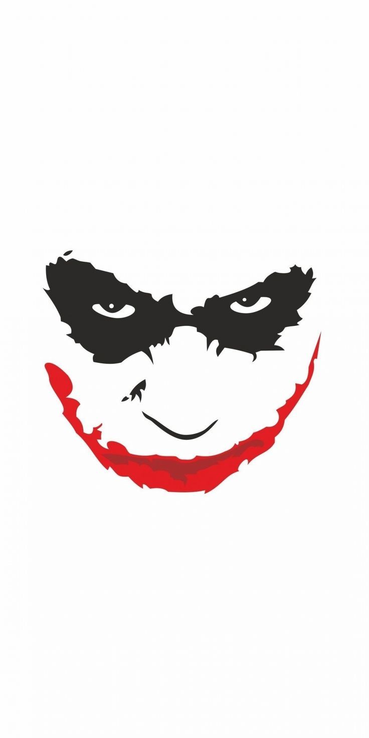 Free download wondrous wallpaper Jokers face minimal 10802160 ...