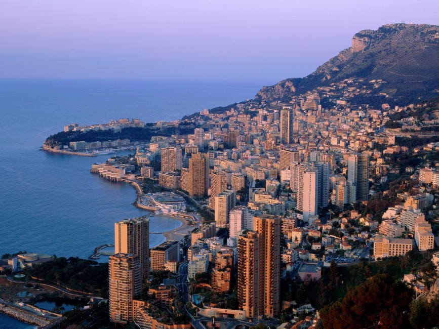 Twilight Monte Carlo Monaco Stock Photos Image HD