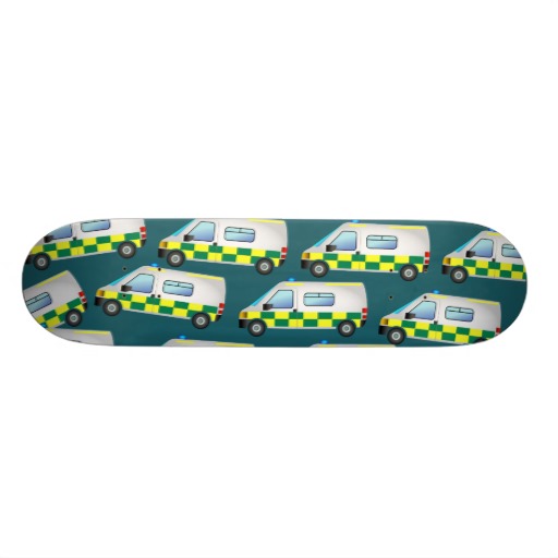 Ambulance Wallpaper Skateboard Deck
