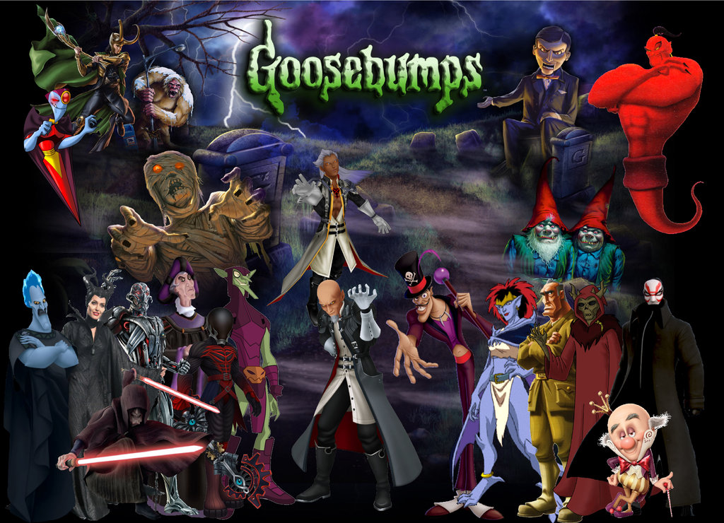 Disney Villains and Goosebumps by ichaelbarnes