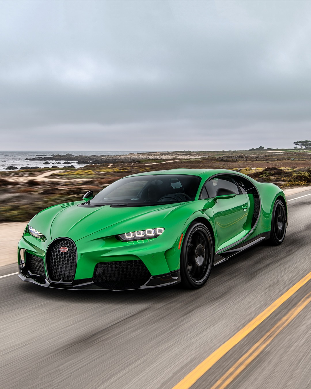 Bugatti Presented In A Luminous Viper Green Finish