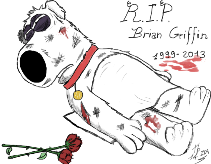 Brian Griffin Rip Wallpaper R I P By