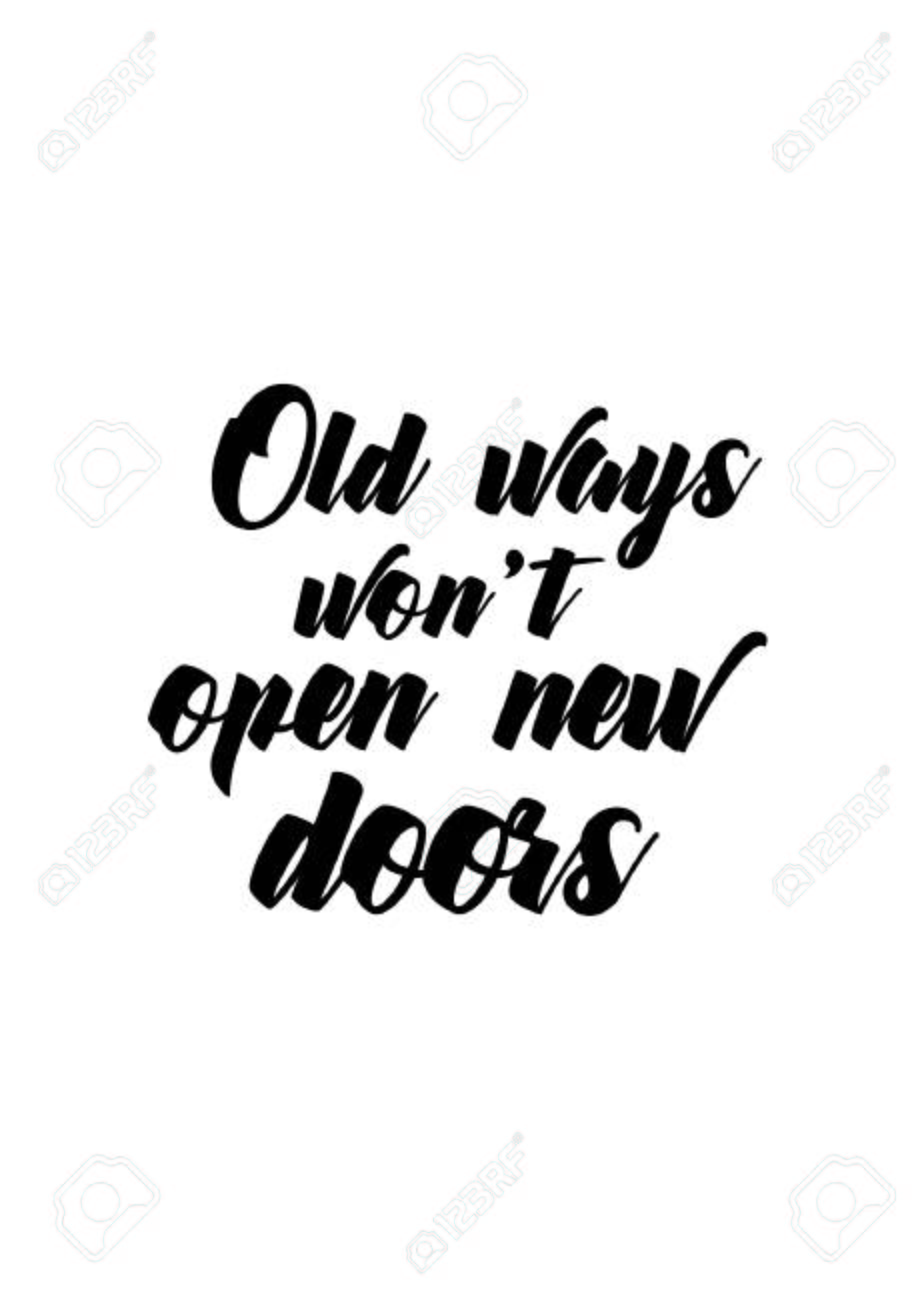 Free download Life Quote Isolated On White Background Old Ways Wont