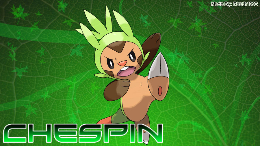 Pokemon X And Y Chespin Wallpaper By Rtruth1992