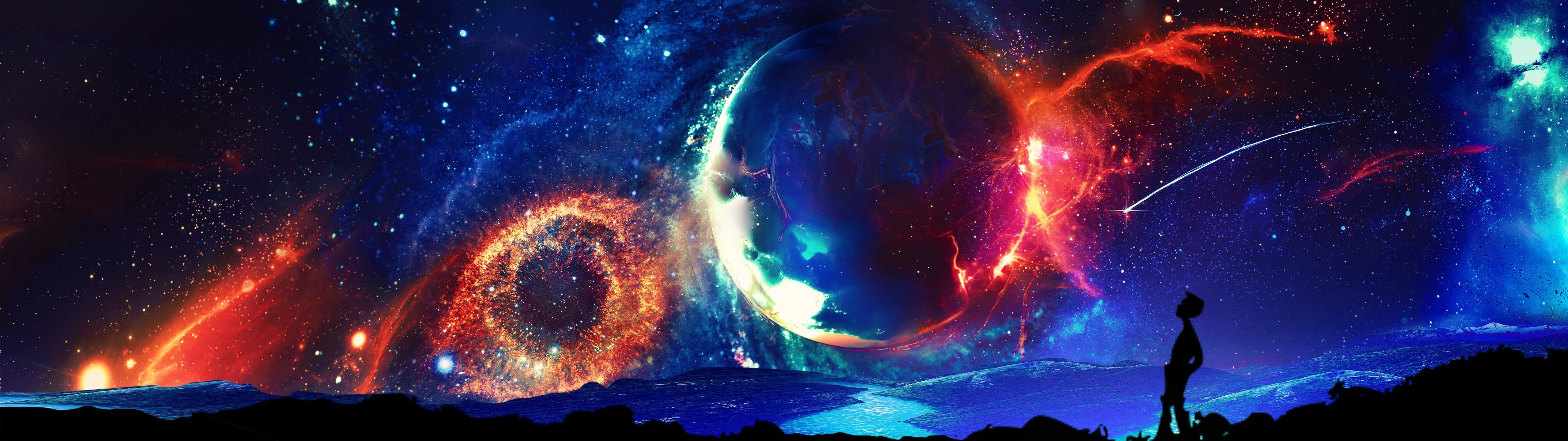 Dual Screen Monitor Wallpaper 4k Anime