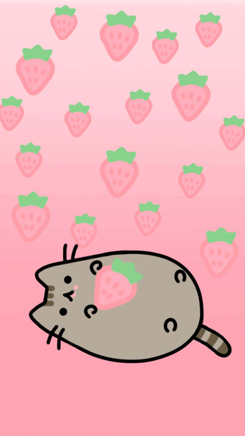 Meet Cute Pusheen Wallpaper