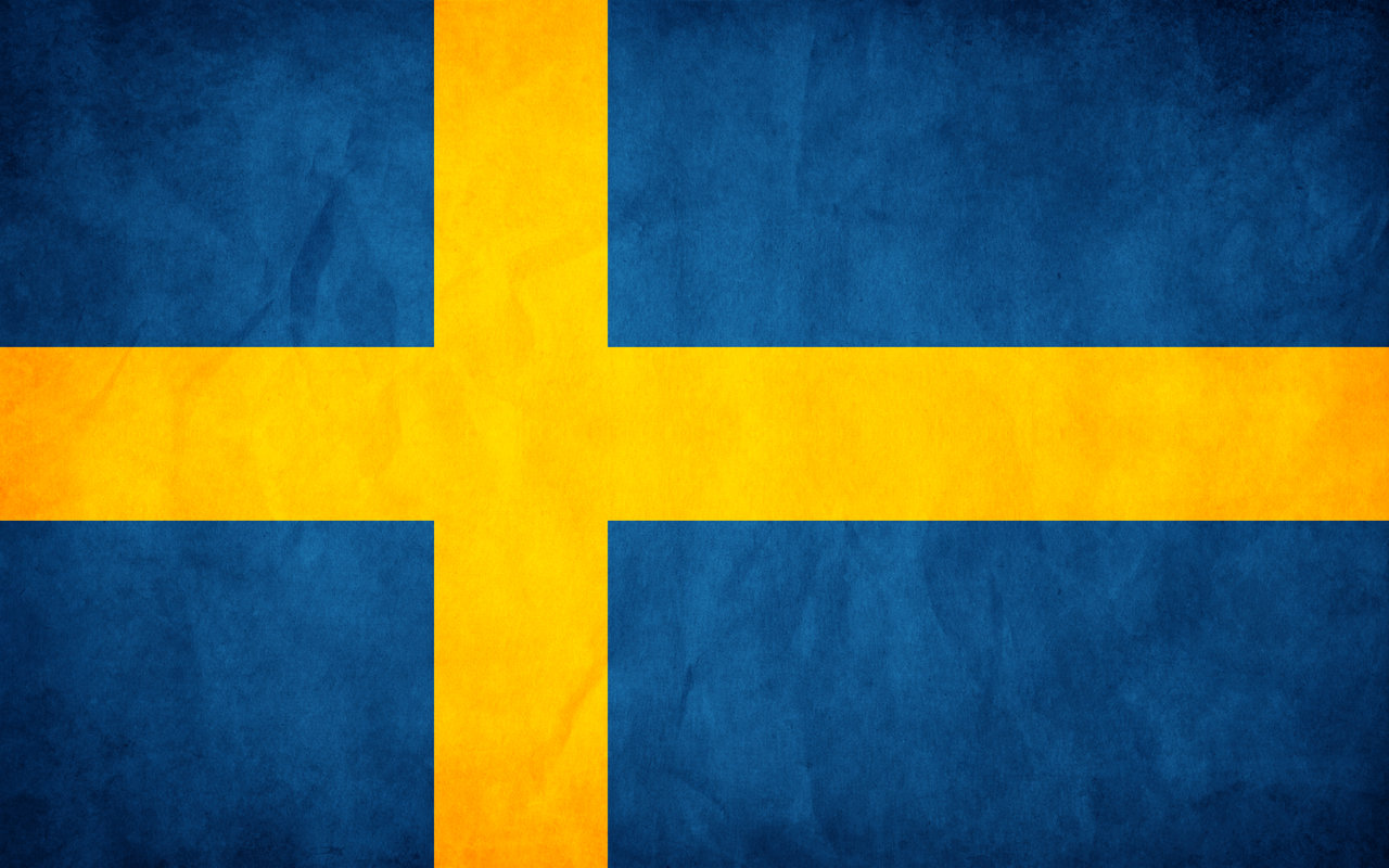 Sweden Grunge Flag By Think0 Customization Wallpaper HDtv Widescreen