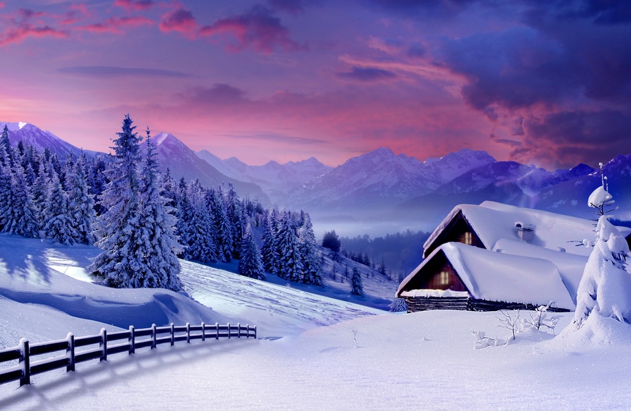 Winter Landscape 4K Ultra HD wallpaper 4k WallpaperNet 920x600