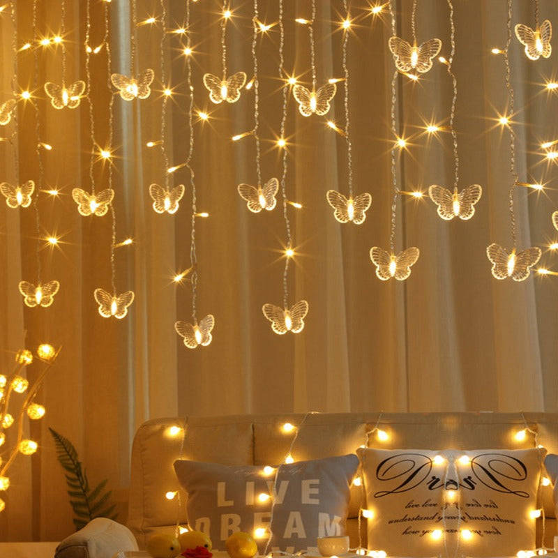 Spark A Magical Moment With Fairy Lights Aesthetic Wallpaper
