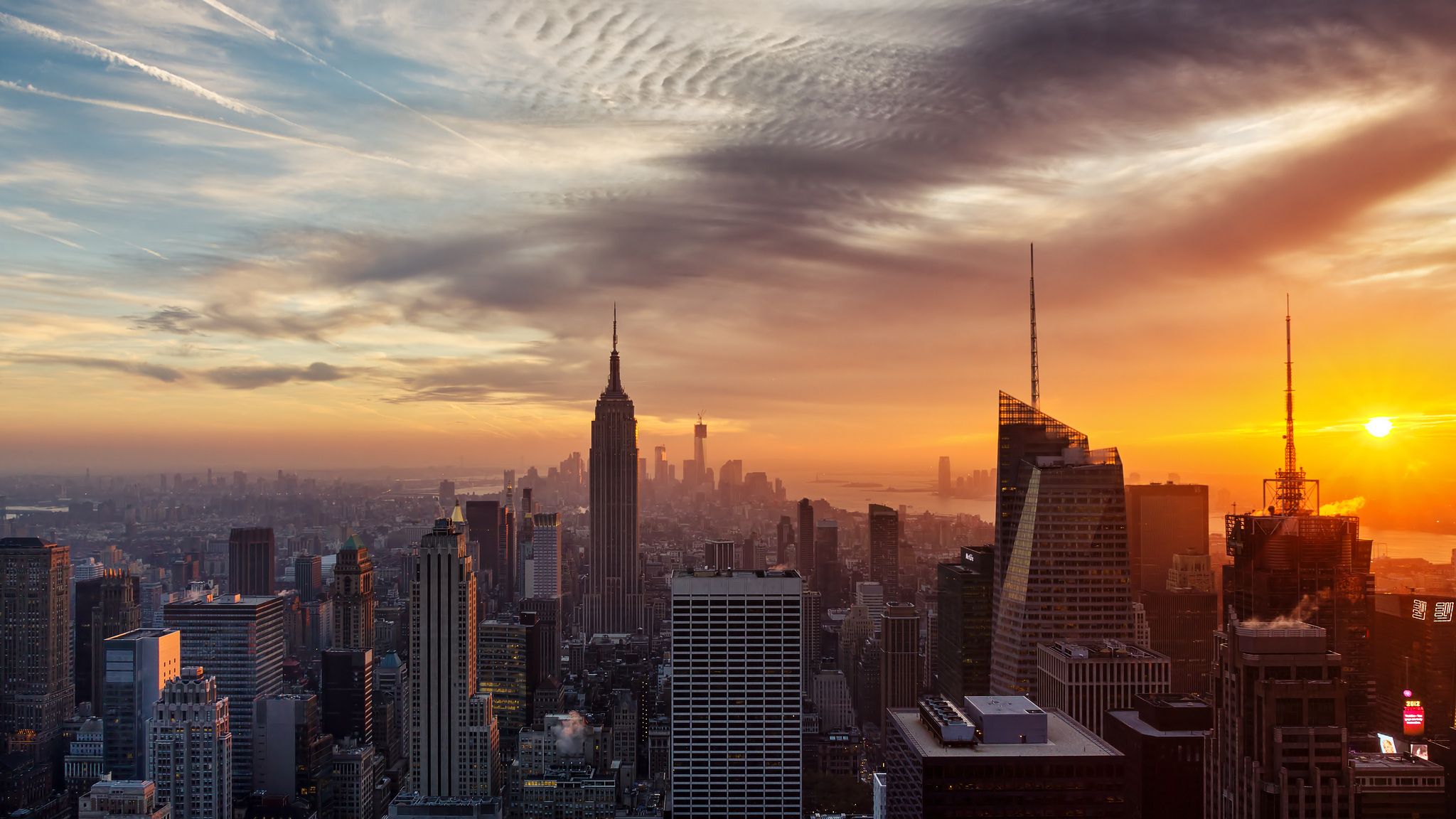 New York City Wallpaper Sunset HD